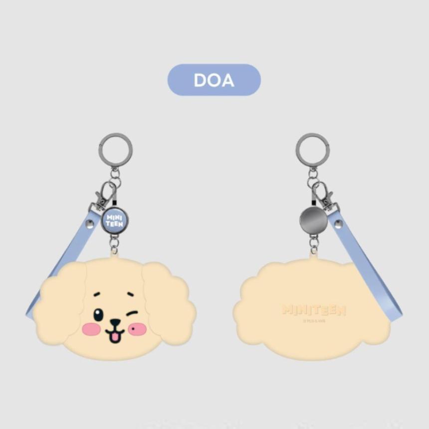 PORTACHIAVI CON AVVOLGITORE MINITEEN MERCHANDISE SEVENTEEN, Ufficiale, Originale, Autentico, KPOP