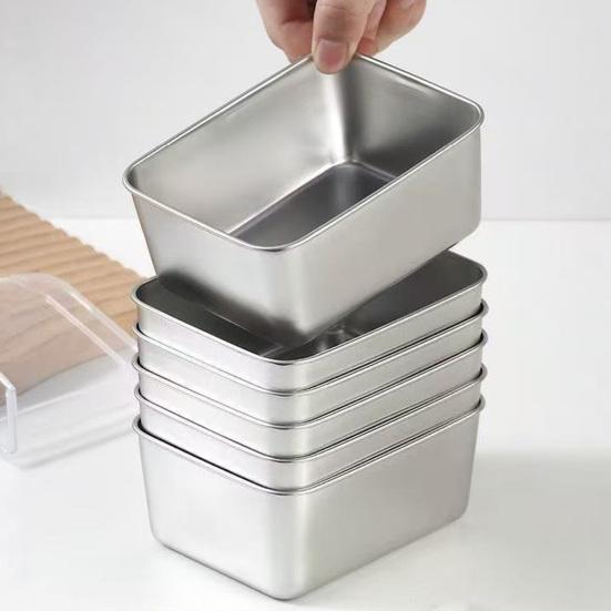 Stainless Steel Food Storage Container with Airtight Lid BPA-Free Lunch Box for Meal Prep Freezer Fridge Safe Stackable Airtight Vegetable Keeper