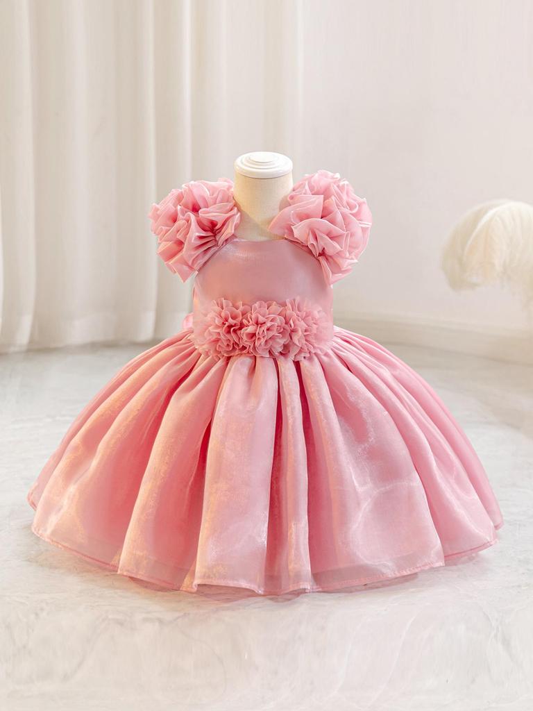 Toddler Fluffy Tulle Birthday & Wedding Princess Flower Girl Dress