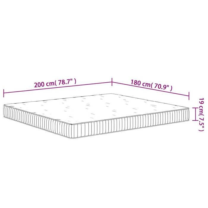 VidaXL Medium Pocket Spring Mattress 180x200 Cm 372819