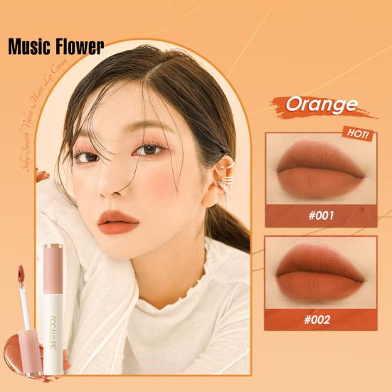 2.4g Lip Lacquer Waterproof Velvet Moisturizing Advanced Matte Long Lasting Non Stick Easily Colored