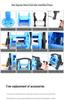 30m Water Hose Reel Cart & Garden Water Gun with 4-Point Storage Rack