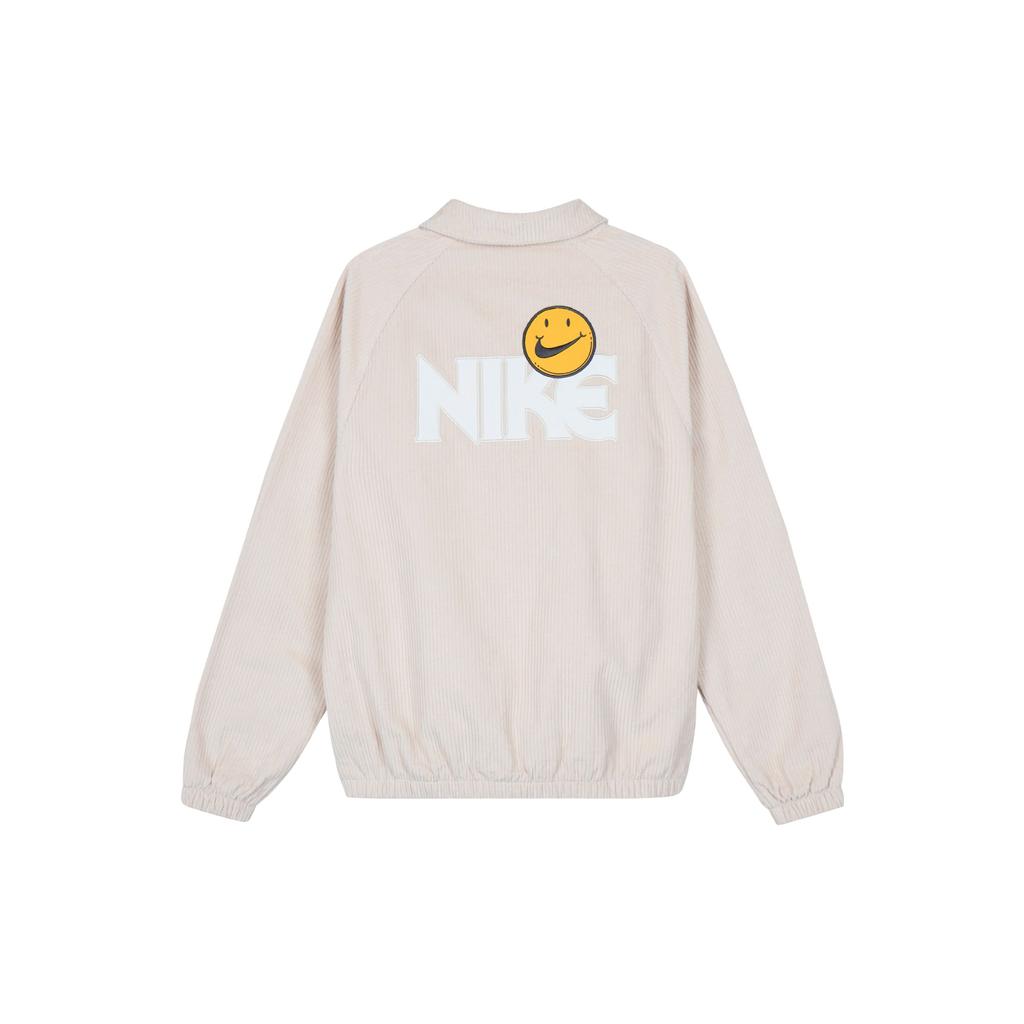 Nike Embroidered Logo Casual Long Sleeve Jacket Men Jackets Light-Redwood-Brown FZ5737-104