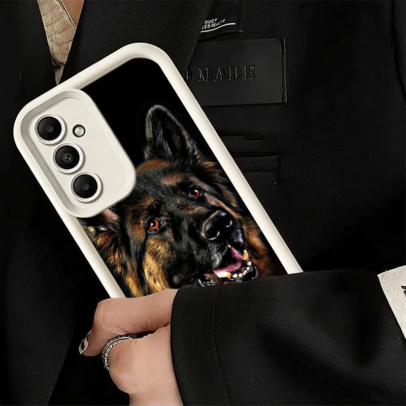 Phone Case for Samsung Galaxy S26 S25 Ultra S24 FE German Shepherd Dog Shell S23 Plus S22 + S21 S20 5G Soft Silicone Funda
