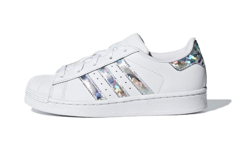 

Adidas Originals SUPERSTAR Cushioning, Wear Resistant Low top Skateboard Shoes Cloud White Children Aged 3 7 Years Old CG6708 28