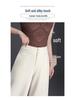2026 Spring/Summer Women's Korean-Style High-Waisted Wide-Leg Chic Trousers