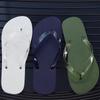 Summer New Flip-flops Men's Casual Beach Shoes Men's Solid Color Non-slip Splint Slippers Men's Trend Sandals