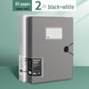 Transparent A4 Document Binder with Multi-Layer Insert Pages for Loose-Leaf Organization