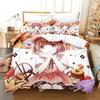 Game VOEZ Bettwäsche-Set, Einzelbett, Doppelbett, Queensize-Bett, Kingsize-Bett, Schlafzimmer für Erwachsene und Kinder, Bettbezug-Set, 3D-Druck, Anime-Bettlaken-Set
