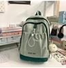 School Bag Ins Small Fresh Casual College Student School Bag Simple Versatile Backpack Lightweight Backpack Sweet Spring Outing Bag