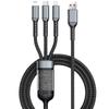 1.2M Fast Charge 100W Transparent Braided Cable with New Interface