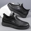 Men's Shoes 2025 Autumn New Casual Leather Shoes Soft and Comfortable Wear-resistant Non-slip Fashion Versatile Lazy One-pedal Shoes