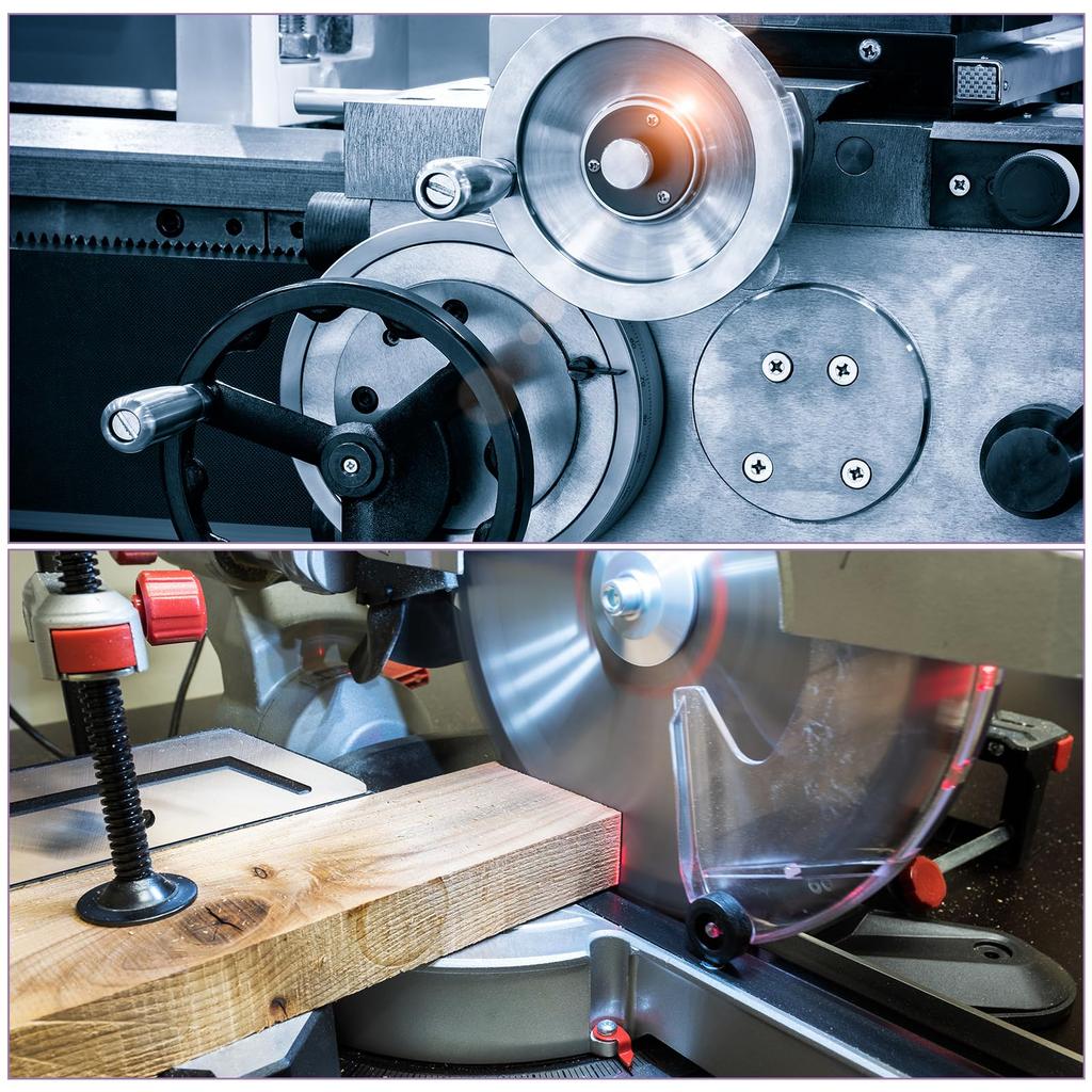 uxcell 6pcs Tee Wing Knob Thumb Screw M5x40mm Clamping Screw Knob Female Thread 304