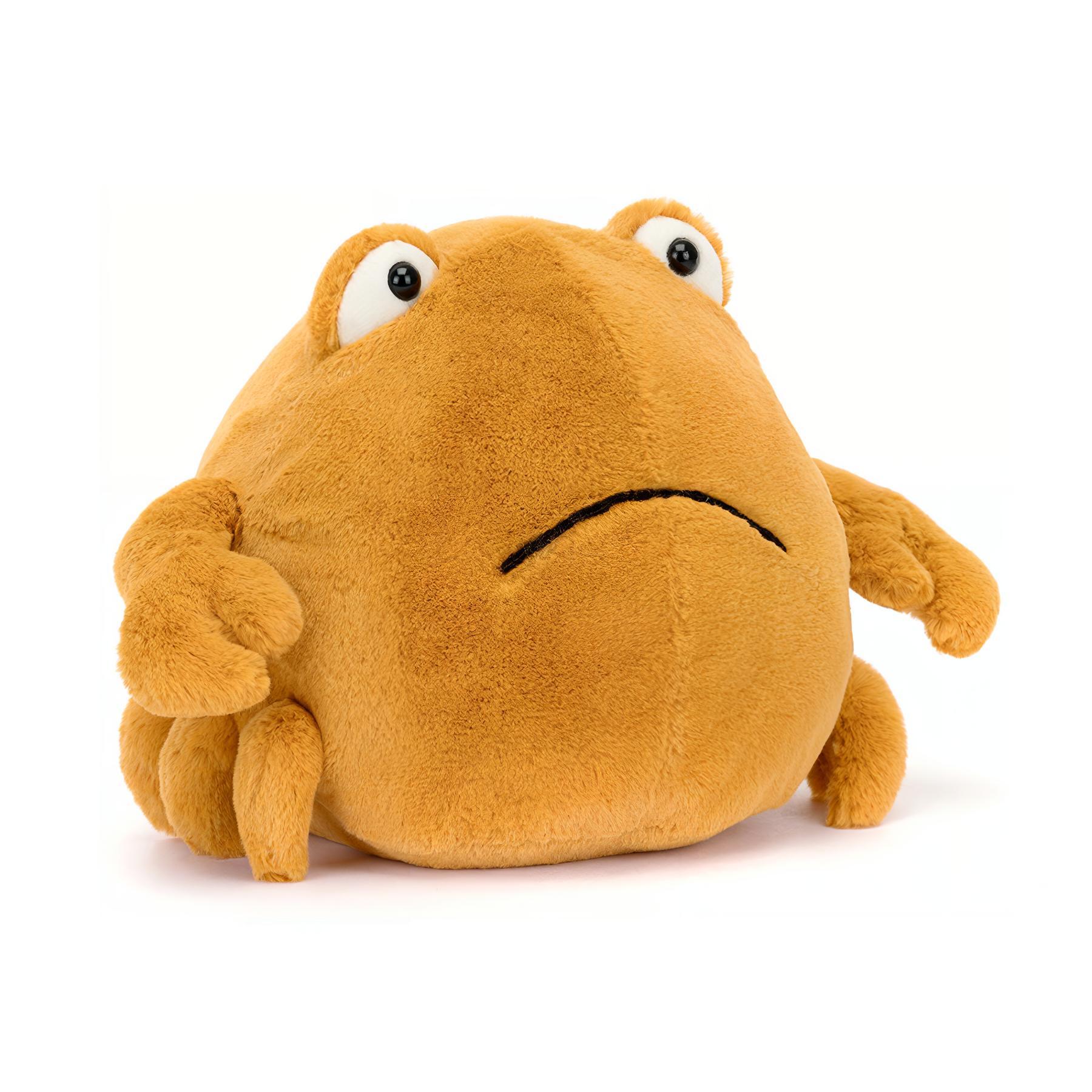 

JELLYCAT Ocean Series Chrissie Crab Cute and Cute Yellow Doll Plush Doll Sitting 17cm Height