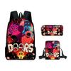 Doors Figure Escape Door Children'S School Bag Elementary School Student Cartoon Backpack Satchel Pencil Bag