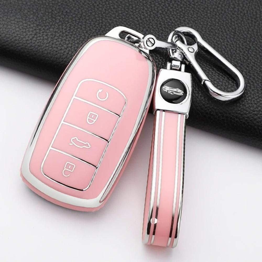 Fashion TPU Car Smart Key Case Cover for Chery Tiggo 8 Pro Tiggo 8plus New 5 Plus 7pro Chery Tiggo 7 Pro Max Omoda 5 C5 Keychain