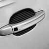 4 Pieces of Car Door Handle Protective Film, Carbon Fiber Stickers, Scratch Resistant Covers, Exterior Accessories,Car Film