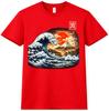 Great Wave Off Kanagawa T Shirt Japanese Ukiyoe Ocean Art Mount Fuji Graphic Tee
