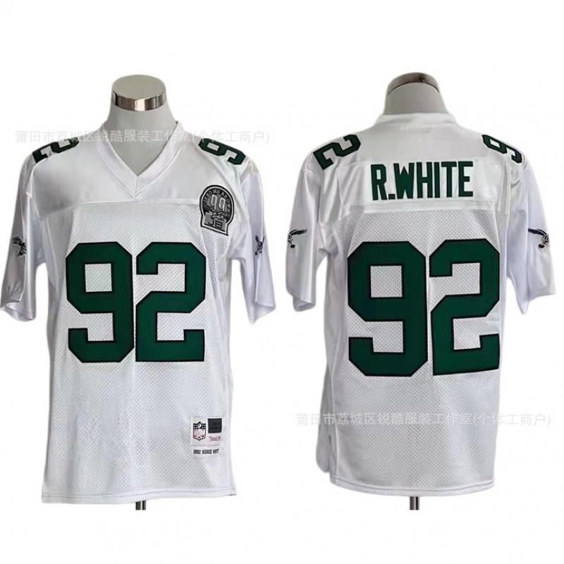 Philadelphia Eagles Retro Embroidered Football Jersey Unisex Adult Sportswear Fan Wear Casual Outfit