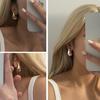 iF ME Orecchini a perno a goccia in metallo per donna oro argento orecchini ipoallergenici accessori gioielli