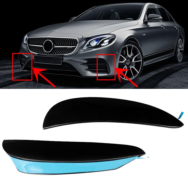 För Mercedes Benz W213 AMG C238 E180 E200 E220 E250 E300 E43 E53 2016-2019 Främre stötfångare Sidocanard