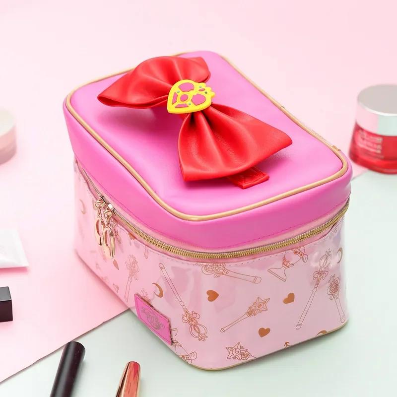 

Lovely Anime Sailor Moon Outdoor Girl Makeup Bag Women Cosmetic Bag Women Toiletries Organizer Waterproof Female Storage Make up Cases