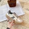 Leather Platform Women's Board Shoes Spring New Muffin Little White Shoes Height Increase Versatile Sports and Leisure Shoes