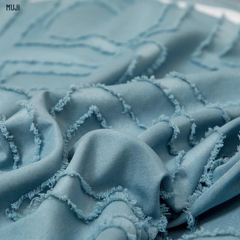 MUJI Cut Flower Fleece Pillow Blanket