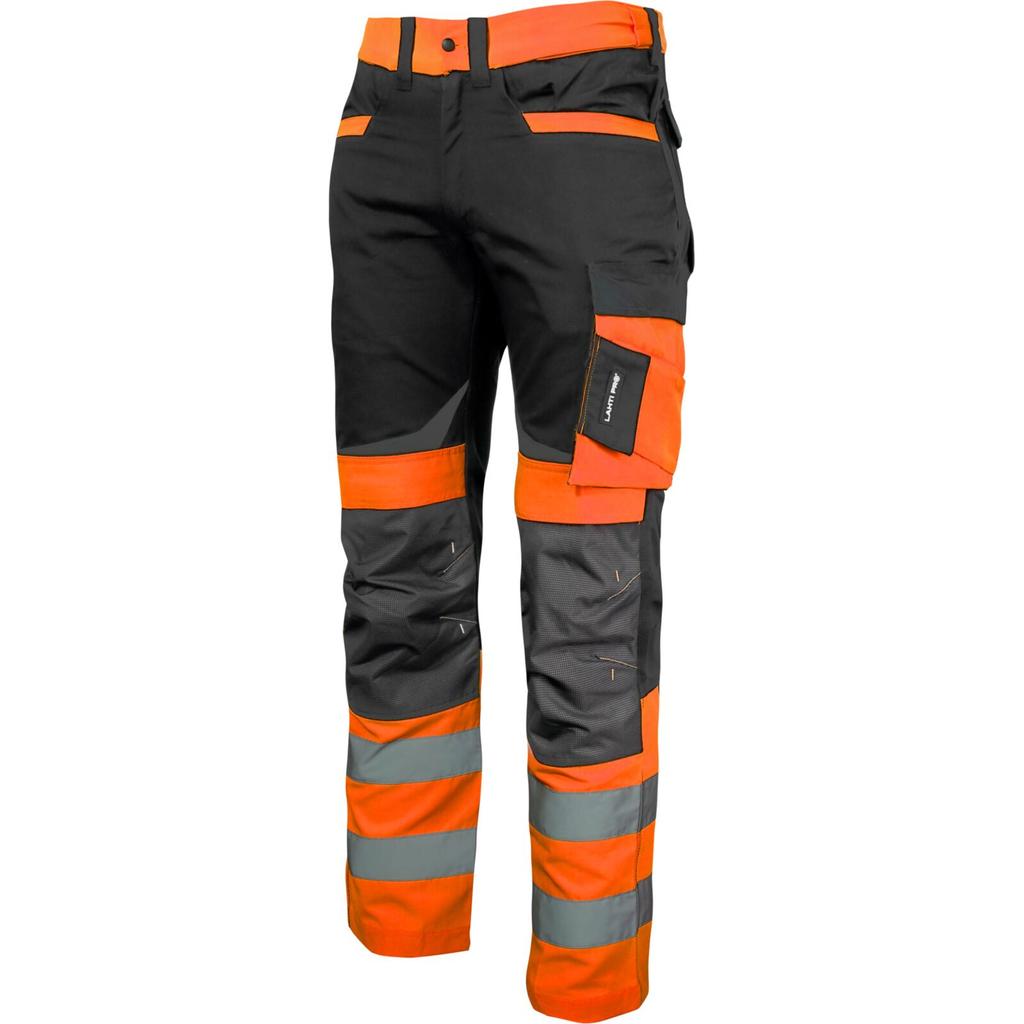 Black and Orange High Visibility Trousers, "3Xl", Ce, Lahti