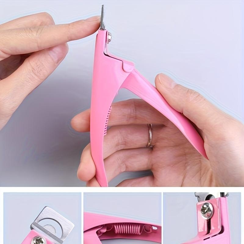 Stainless Steel U-shaped Nail Clipper Professional Nail Capsule Cutter Manual Nail Trimming  Daily Salons Home Care Scissors
