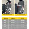 SEAMETAL Leather Motorcycle Seat Cushion Cover Universal Anti-slip Seat Protector Mat Rainproof Sun-proof Wear-resistant