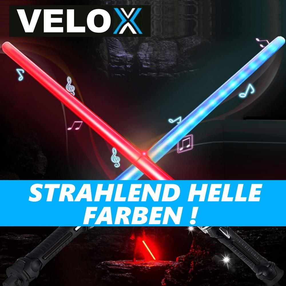 VELOX Lightsaber Lasersaber Children Lightsaber Changeable Colors Sound 2-pack