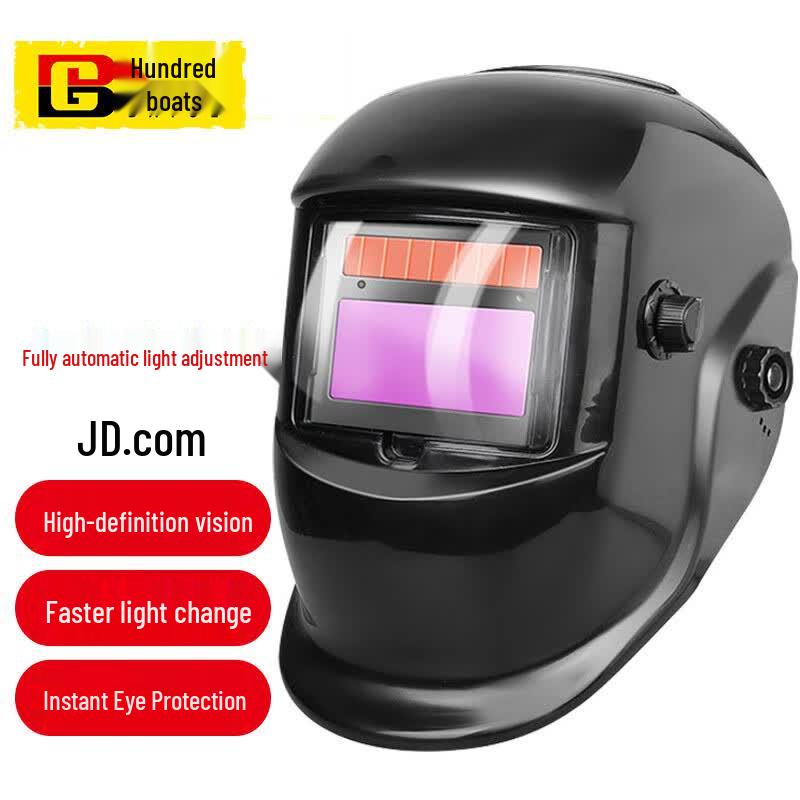 Auto-Darkening Solar Welding Helmet