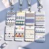 Schüler Schulbus Ausweishülle Halter Schlüsselanhänger Koreanisch Niedlich Geometrisch Junge Mädchen Weiblich Kreditkartenhülle Etui
