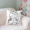 VVox Fan Arts Case Plush Fabric Soft Pillowcase Double Sided Print Cushion Cover Household Gifts
