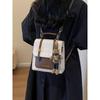 Niche design bag fashion backpack women's portable Korean version schoolbag retro travel backpack