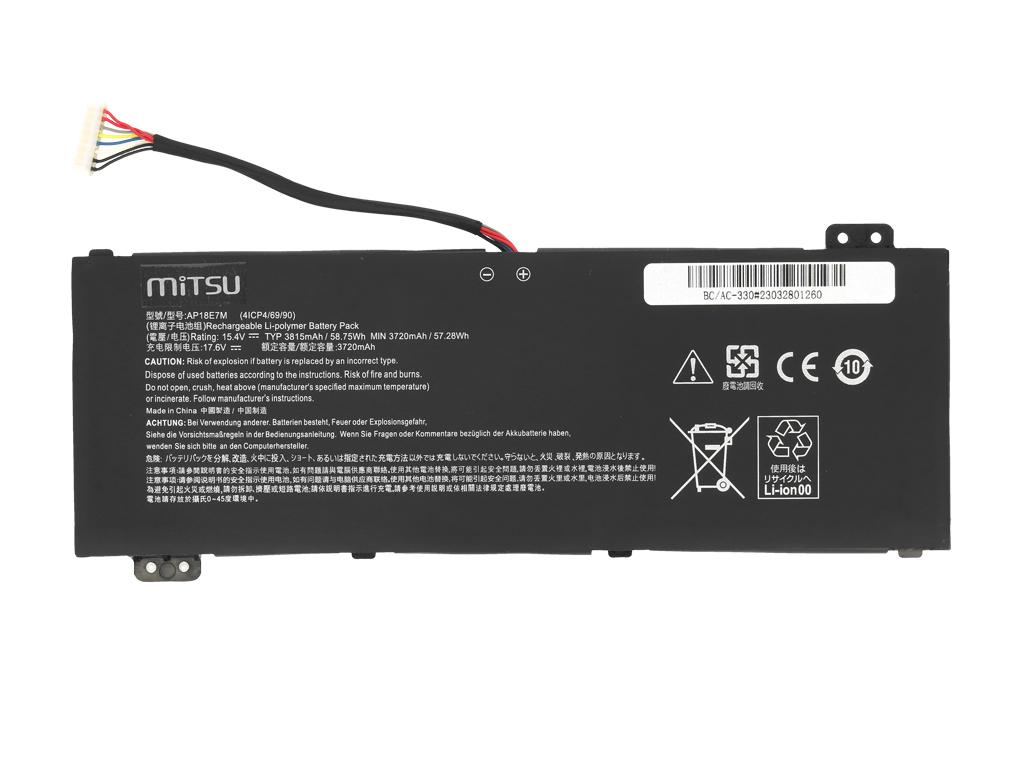 AP18E7M Battery for Acer AN515-54 AN517-51