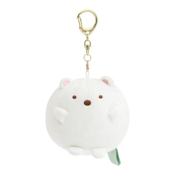 MV62101 Sumikkogurashi Collection Raccoon Manmaru Restaurant Hanging Stuffed Toy Polar Bear
