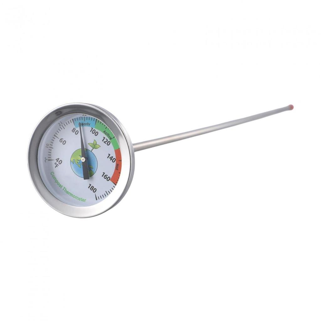 304 Stainless Steel Soil Thermometer Probe Size 5x500mm Dial Diameter 54mm