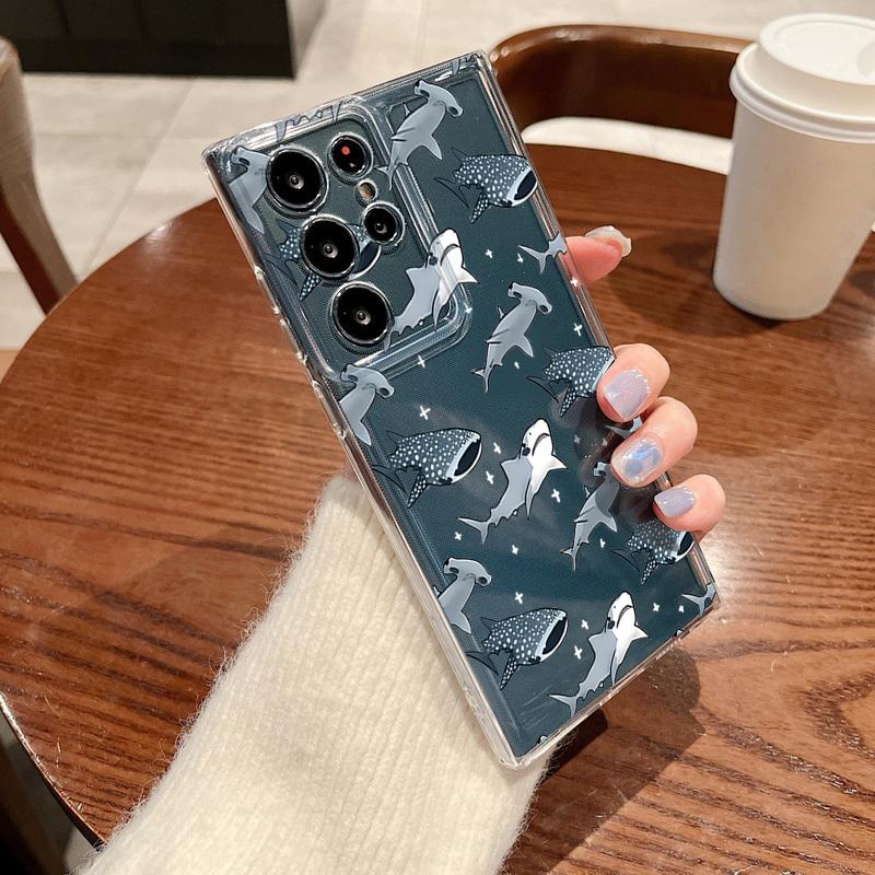 Little Flower Print Phone Case For Samsung Galaxy S26 S25 S24 S23 Ultra S22 Plus S24 S21 FE S25 Edge Clear Shockproof Soft Cover