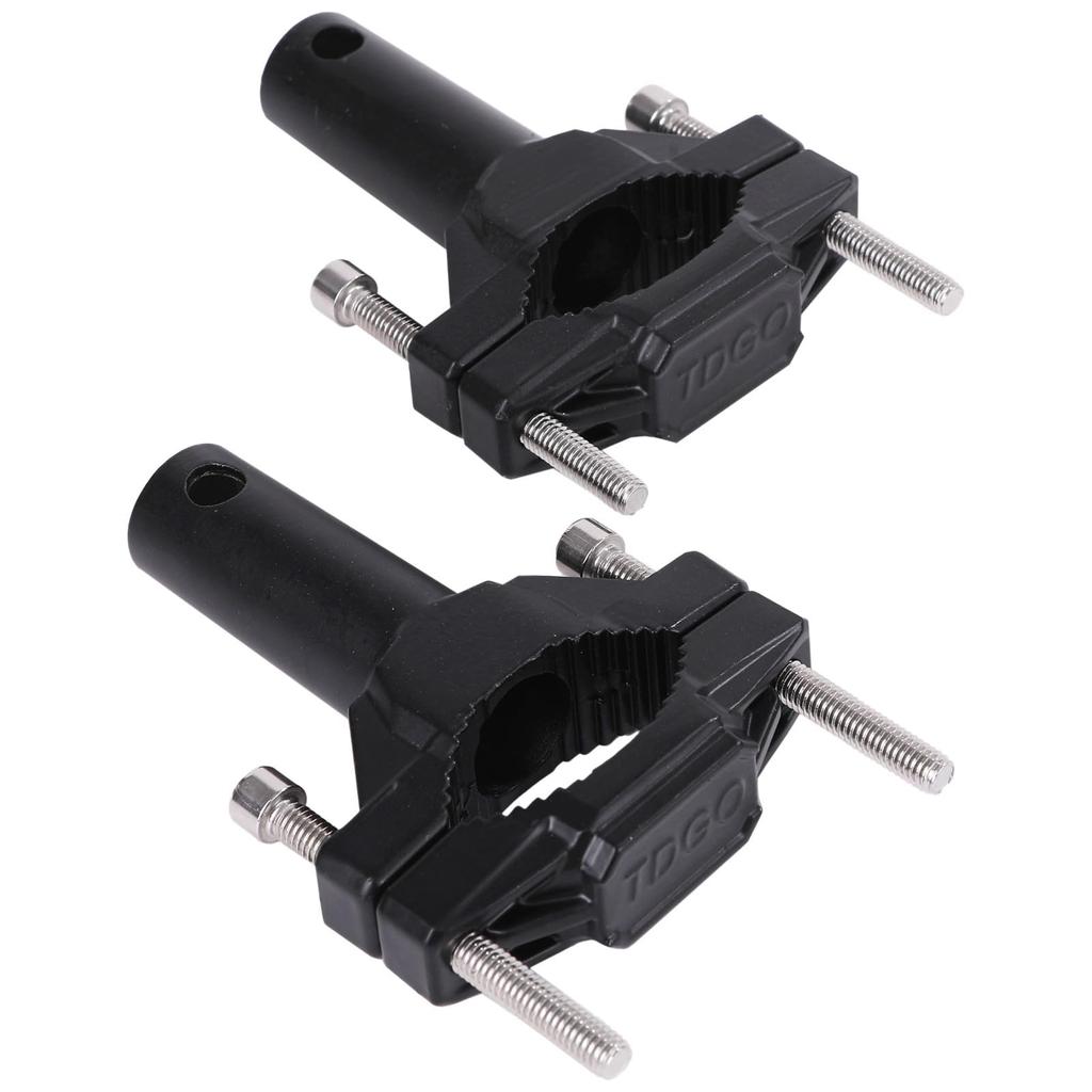 Rubonarie Motorcycle Fog Light Aluminum Stays, Set of 2, 2-5.5cm (Black)