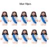 10st Med Bokstäver Jul Jesusprydnader Jesus Dekoration Julprydnader Mini Jesus Figurer Jesus Fyllnadsmaterial