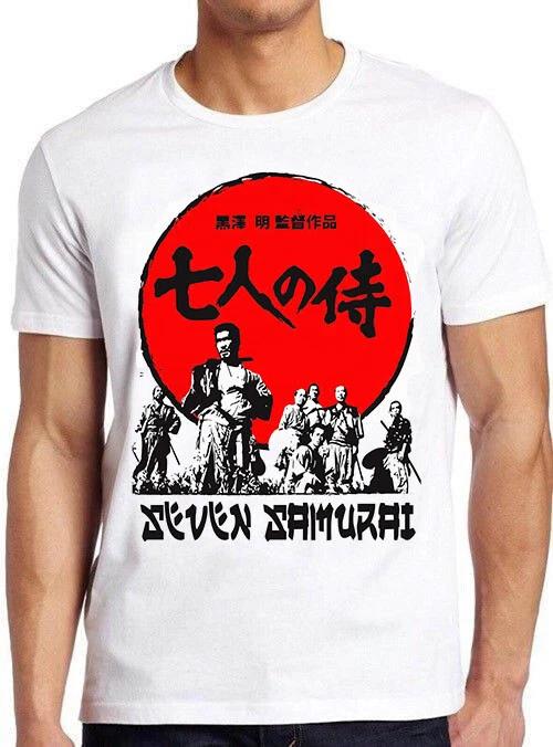 Seven Samurai Akira Kurosawa Japan Vintage Meme Gift Cult Movie T Shirt M675 XXXL