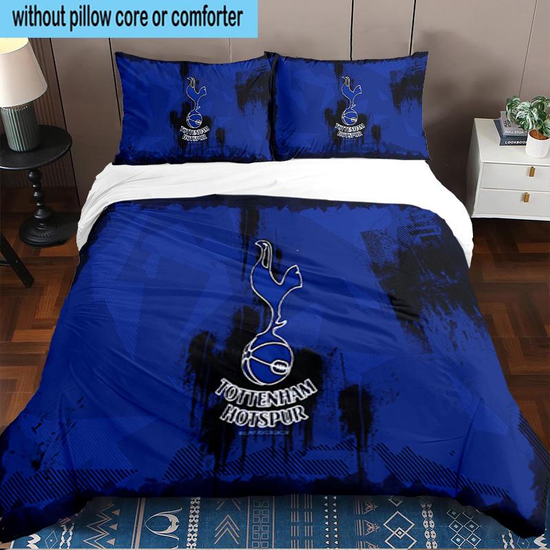 Tottenham Crest Design 3PCS Bedding set,Ideal for1pc Duvet Cover And 2pcs Pillowcases Perfect for Christmas gift,Ideal for Bedroom, Dormitory