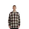 UNIQLO W23 Plaid Pattern Pointed Collar Loose Long Sleeve Shirt Unisex shirts Dark-Red 462389-18