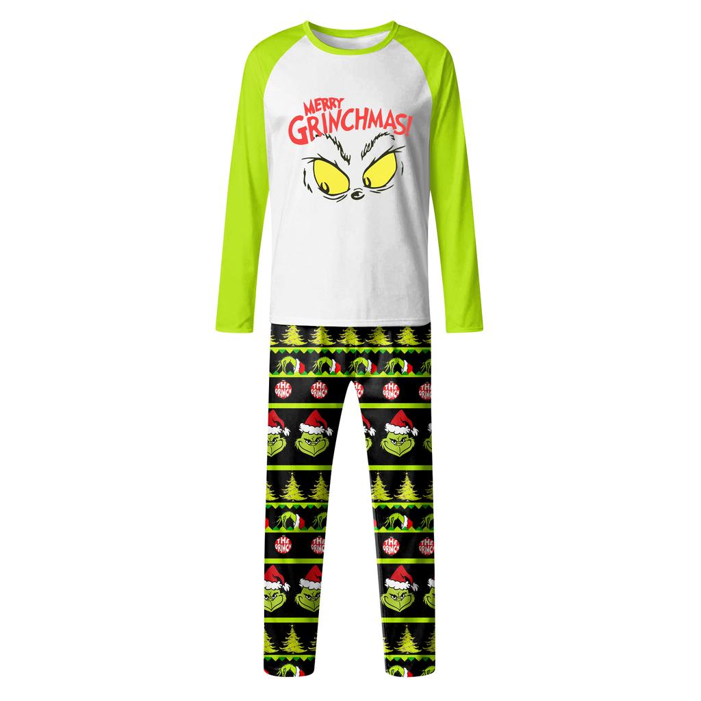 Christmas Family Matching Sets Pajamas, Loungewear Outfits,Family Matching Long Sleeve Tops+Pants Set