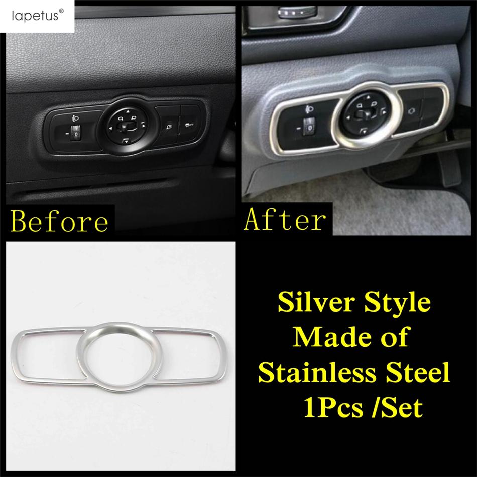 Car Head Light Lamp Control Switch Frame Decoration Cover Trim For Chery Tiggo 3 7 8 3X 5X 2016 - 2018 Accessories Interior Kit
