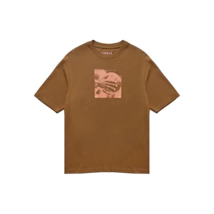 New Nike T Shirts Men's Brown DV1441-385