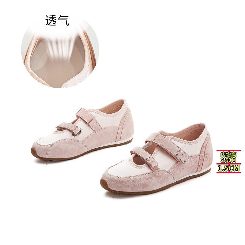 

туфли мэри джейн с внутренней высотой 4 см, женские осенние новые туфли на плоской подошве, высококачественные повседневные туфли, женская модная обувь, одинарные туфли 40 розовый