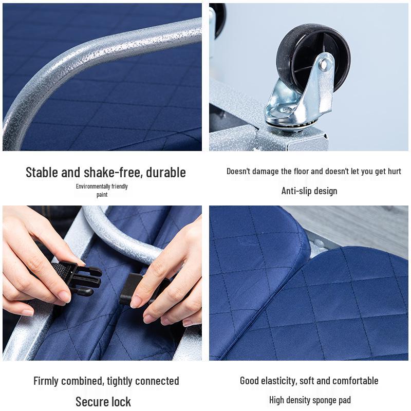Compact Folding Portable Bed for Office, Nap, Hospital, or Home Use
